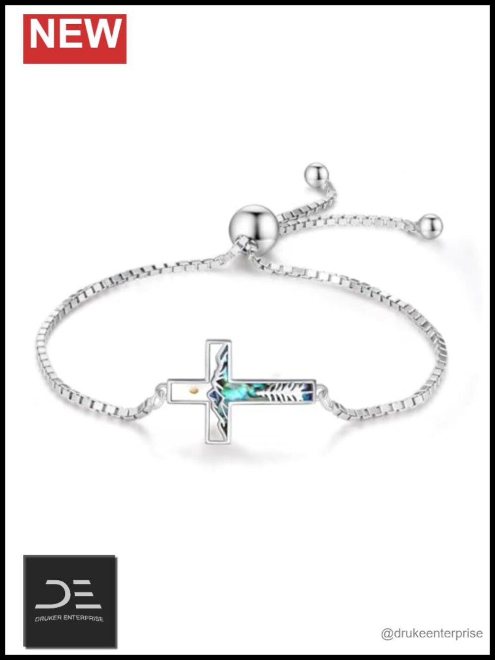 925 Sterling Silver Mustard Seed Bracelet Women Christian Religious Jewelry Gift